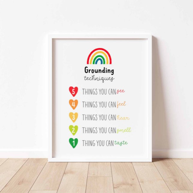 Poster färgstark jordningsteknik (Skapare uppladdad)