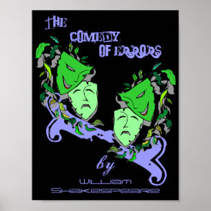 Poster felkomedin av William Shakespeare