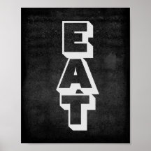 poster fet text på grått i nöd