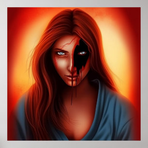 Poster Fille Toppen-Héros