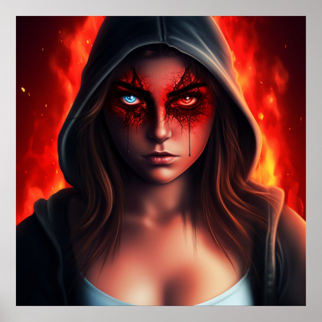 Poster Fille Toppen-Héros (Framsidan)