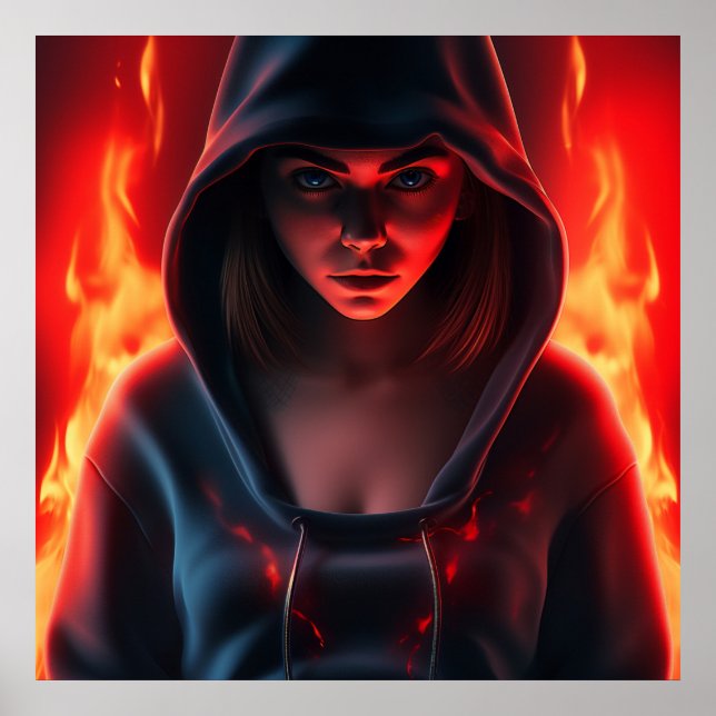 Poster Fille Toppen-Héros (Framsidan)