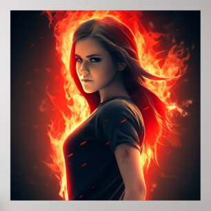 Poster Fille Toppen-Héros