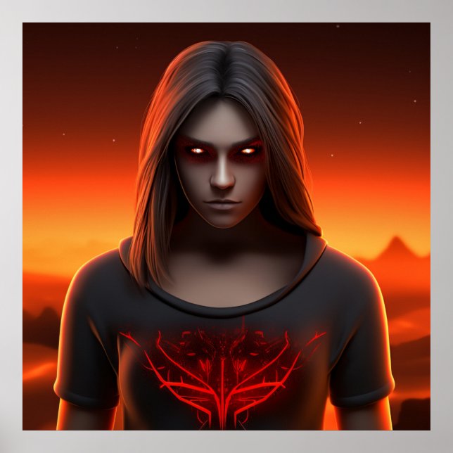 Poster Fille Toppen-Héros (Framsidan)