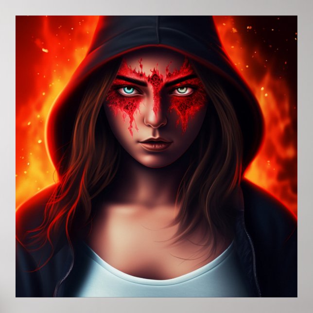 Poster Fille Toppen-Héros (Framsidan)