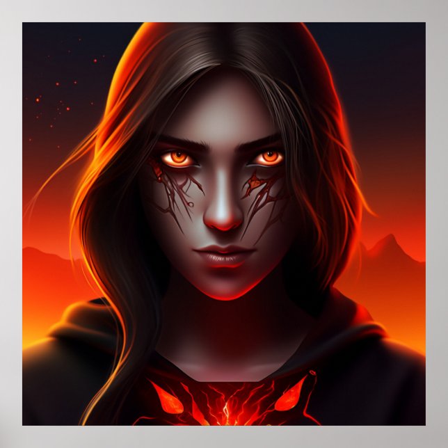 Poster Fille Toppen-Héros (Framsidan)