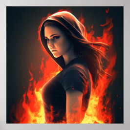 Poster Fille Toppen-Héros