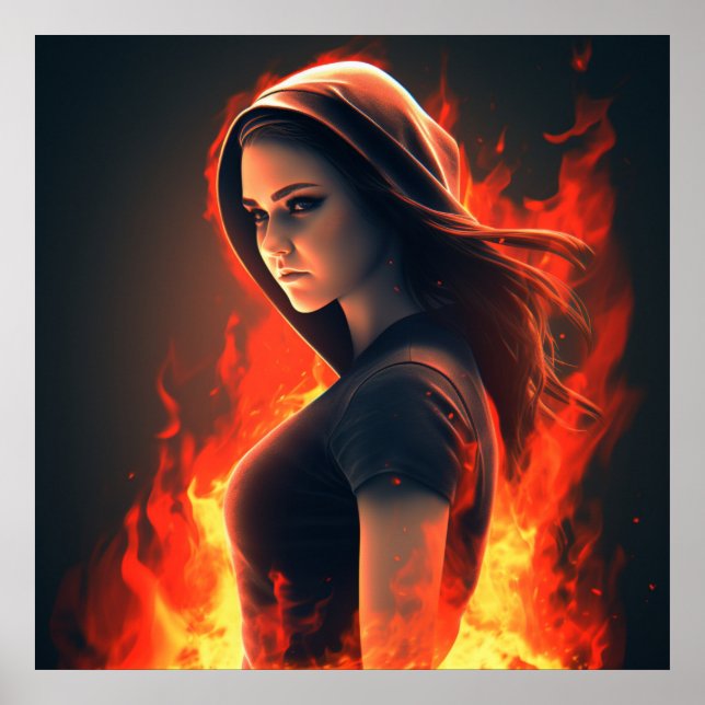 Poster Fille Toppen-Héros (Framsidan)