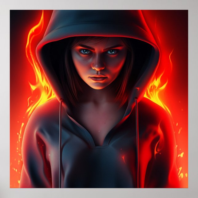 Poster Fille Toppen-Héros (Framsidan)