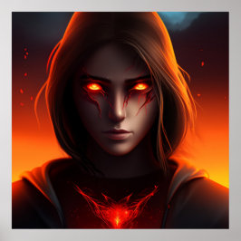 Poster Fille Toppen-Héros