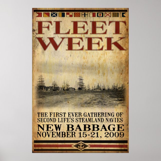 Poster Fleet Week (Framsidan)