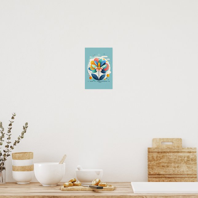 Poster fleur  (Kök)
