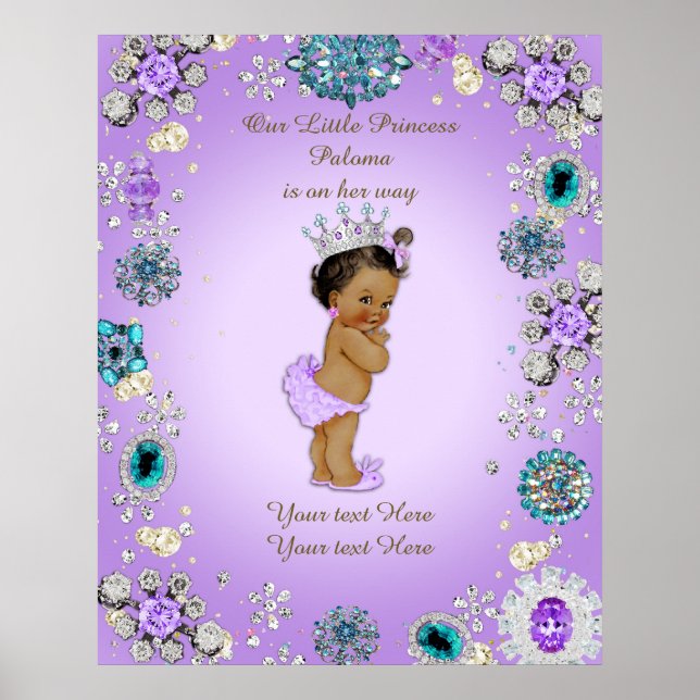 Poster Flicka, Lavender (Framsidan)