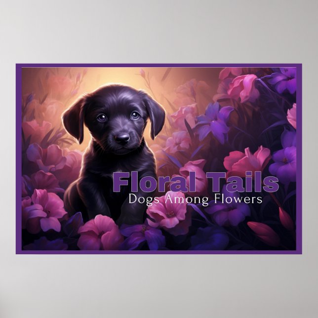 Poster Floral Tails (Framsidan)