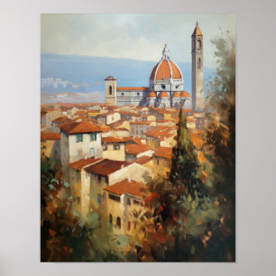 Poster Florence Italien Painting Art Print