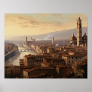 Poster Florence Italien Painting Art Print