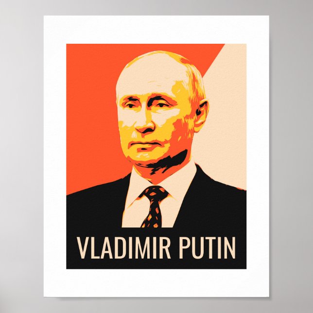 Poster Flyer Vladimir Putin (Framsidan)