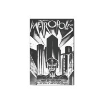 Poster för 1927 science fiction-filmens Metropol
