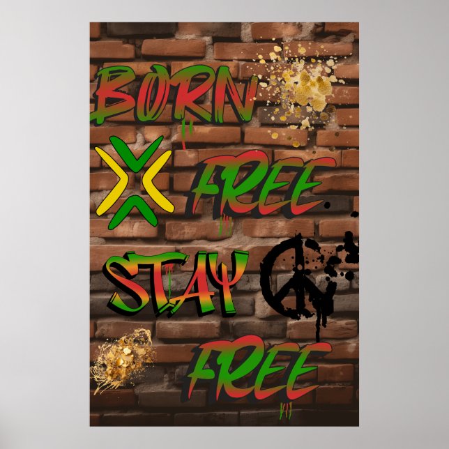 Poster för afrikansk frihet och jämlikhet (Framsidan)