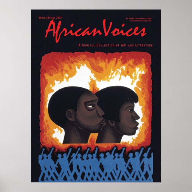 Poster för afrikanska röster 20-årsdagen (Framsidan)