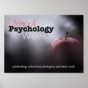 Poster för att fira skolans psykologiska vecka