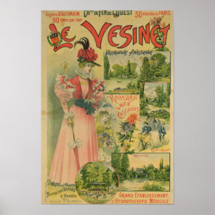 Poster för Chemins de Fer de to Le Vesinet