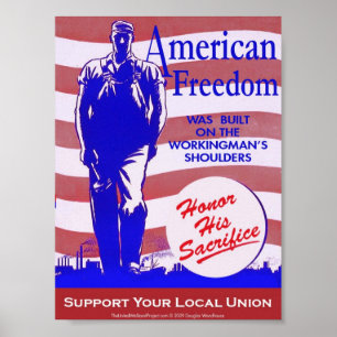 Poster för den amerikanska frihetsrörelsen ProUnio