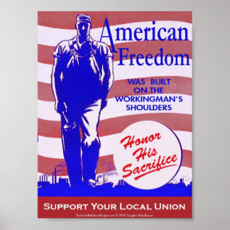Poster för den amerikanska frihetsrörelsen ProUnio