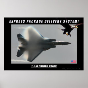 Poster för Eagle-leverans i F-15E Strejka