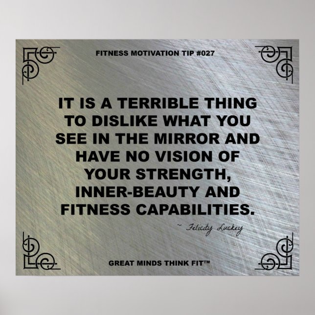 Poster för Fitness Motivation #027 (Framsidan)