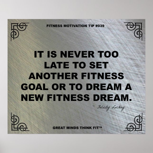 Poster för Fitness Motivation #039 (Framsidan)