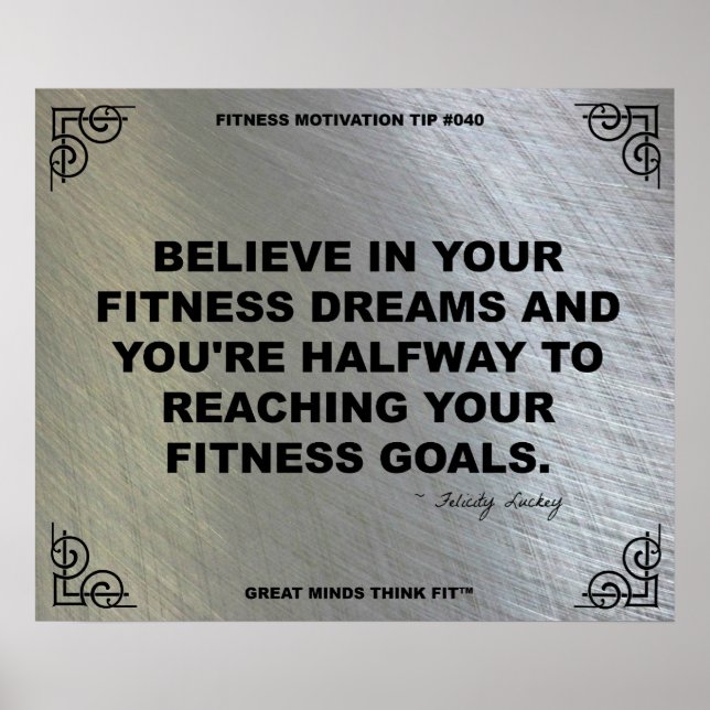 Poster för Fitness Motivation #040 (Framsidan)