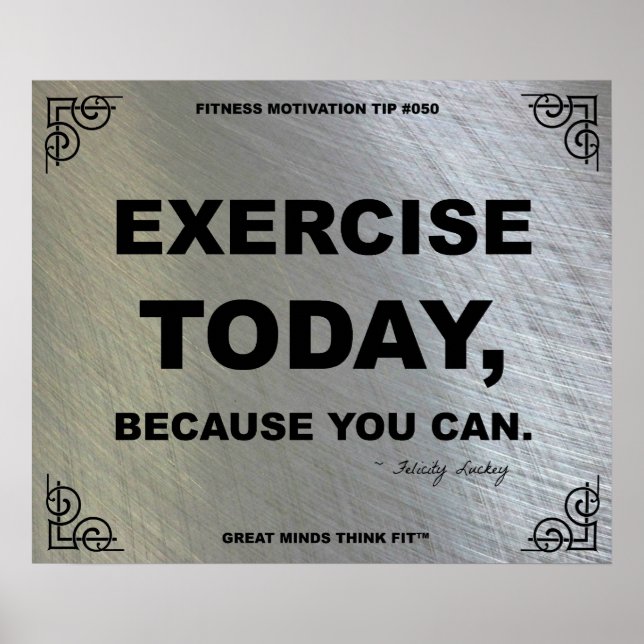 Poster för Fitness Motivation #050 (Framsidan)