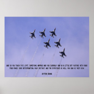 Poster för flygande högstridliga Jet-inspiration