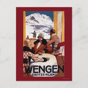 Poster för främjande av Klubben för nedförsbacke Vykort
