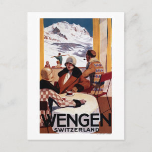 Poster för främjande av Klubben för nedförsbacke Vykort