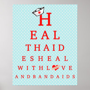 Poster för Health Aide Office Decor