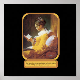 Poster för kvinnors läsning