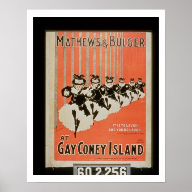 Poster för "Mathews & Bulger" på ön Gay Coney (Framsidan)