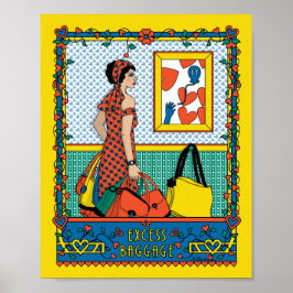 Poster för överflödig baggage_B_8x10