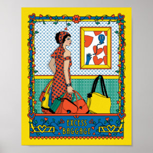 Poster för överflödig baggage_B_8x10