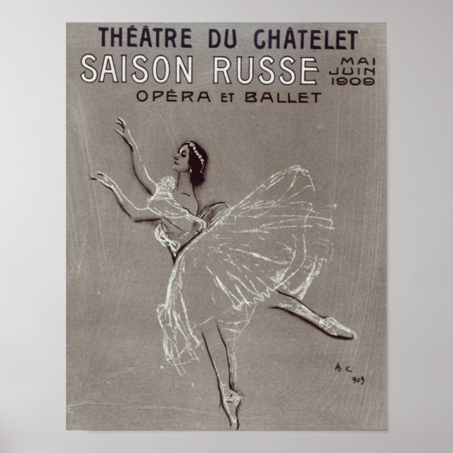 Poster för "Saison Russe" (Framsidan)