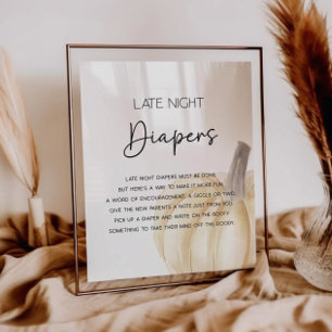 Poster för sent på kvällen - spela spel