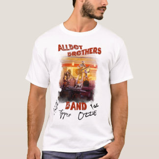 Poster för signerad Allbot Brothers Band T Shirt