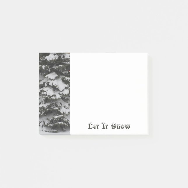 Poster för Snöj-Grenar®-anteckningar Post-it Block (Framsida)