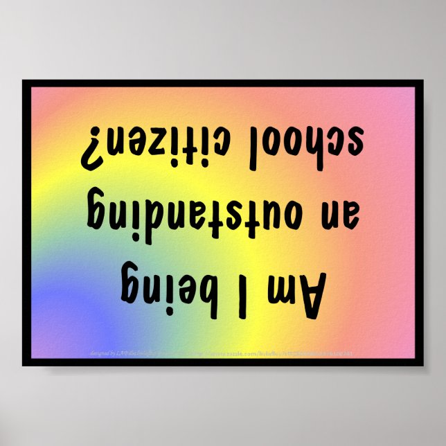 Poster för teckenutveckling (Framsidan)