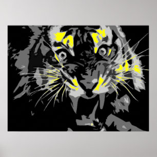 Poster för uppfödning av tiger