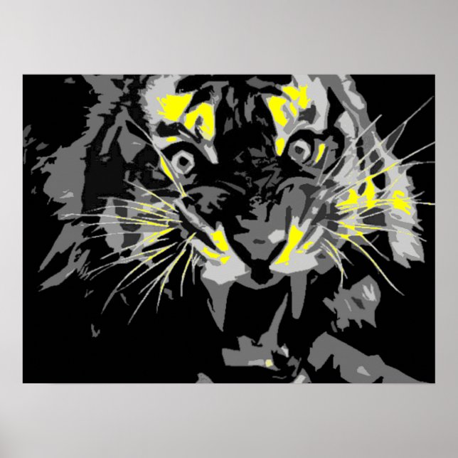 Poster för uppfödning av tiger (Framsidan)