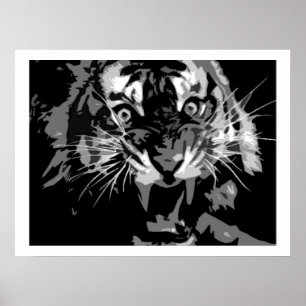Poster för uppfödning av tiger