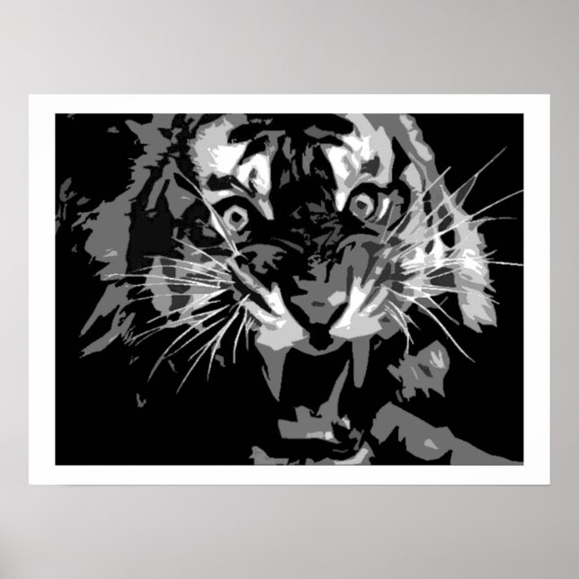 Poster för uppfödning av tiger (Framsidan)